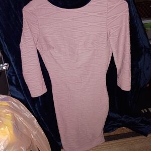 Chic Mauve Backless Dress